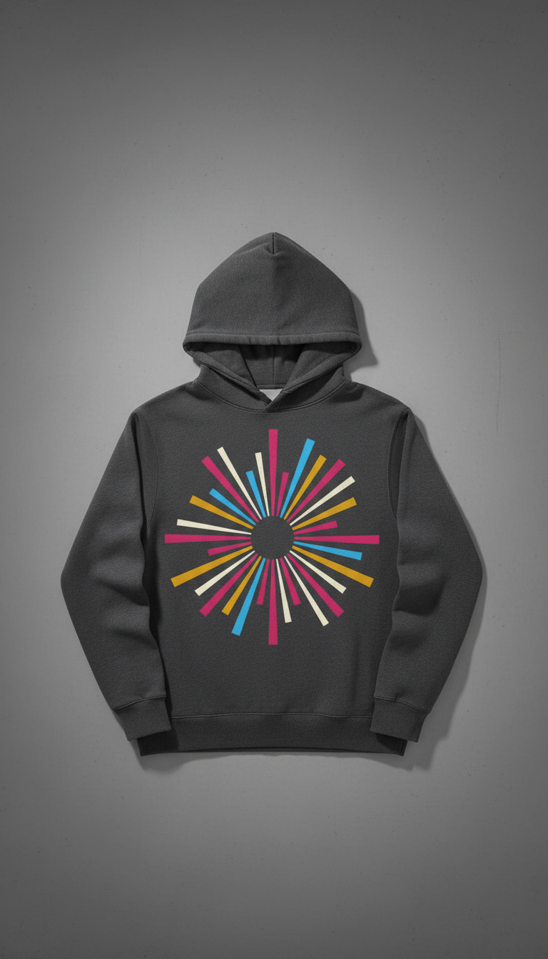 Metro Gold graphic hoodie