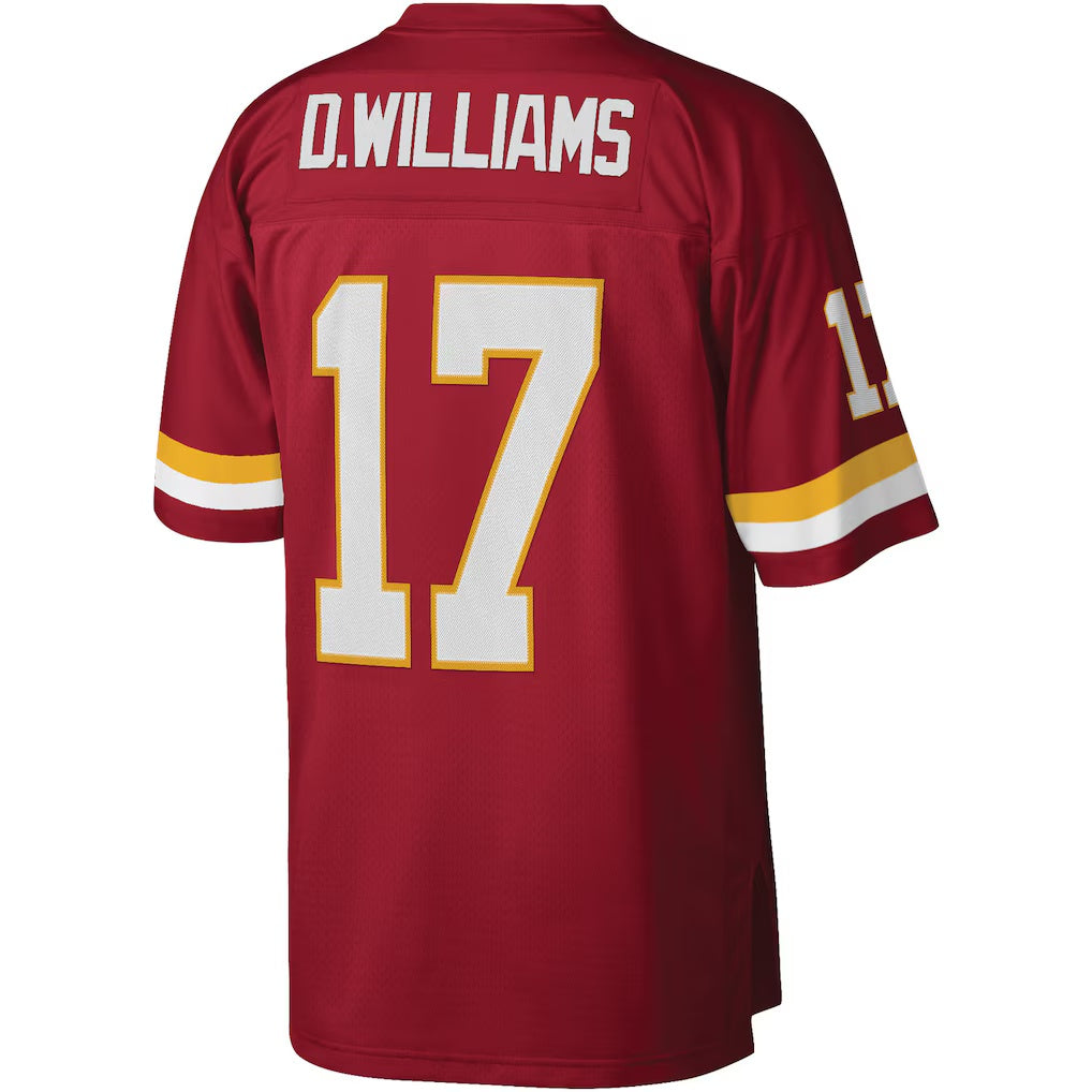W.Football Team #17 Doug Williams Mitchell & Ness Burgundy CONTON Legacy Replica Jersey