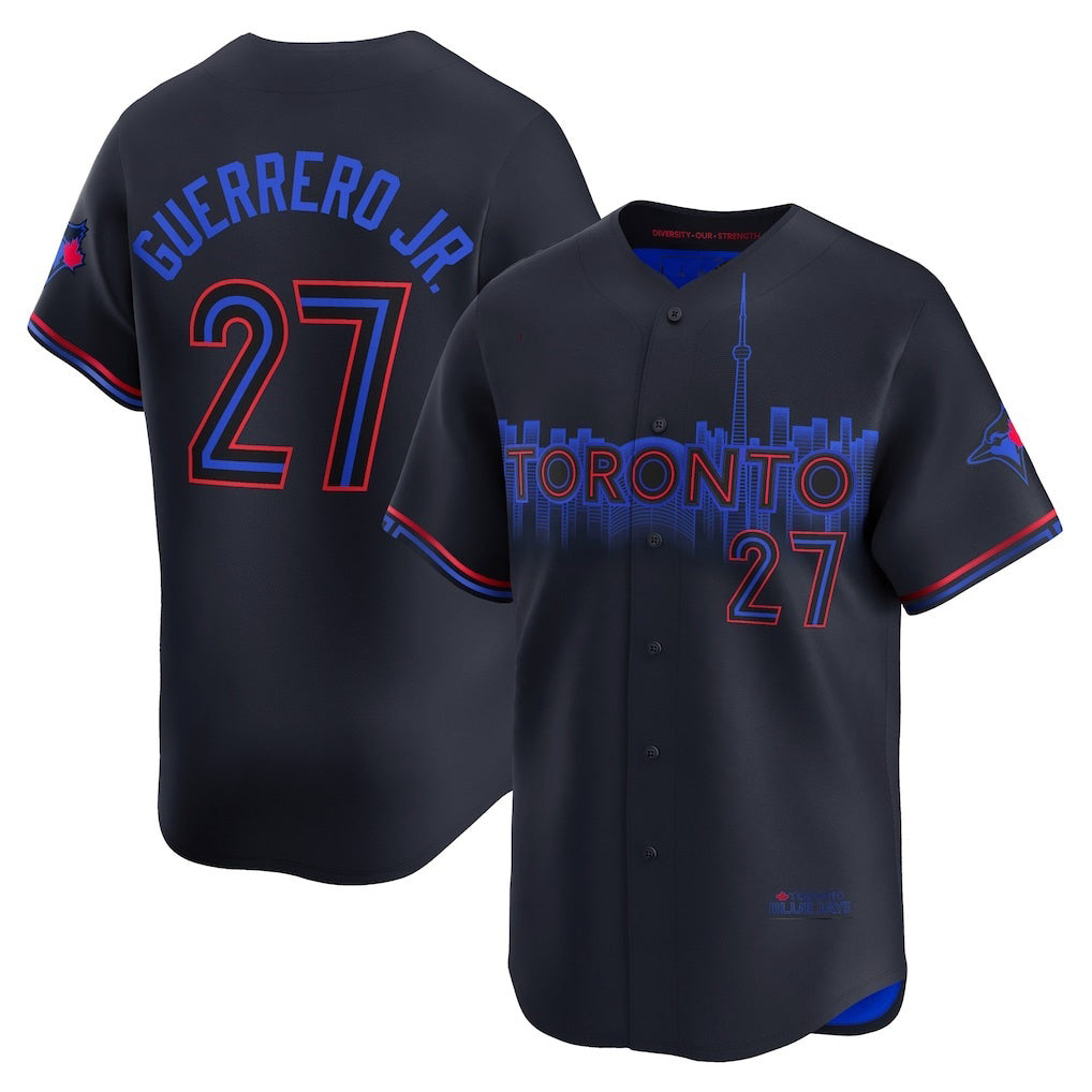 Toronto Blue Jays #27 Vladimir Guerrero Jr. Black CONTON 2024 City Connect Limited Player Jersey