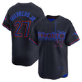 Toronto Blue Jays #27 Vladimir Guerrero Jr. Black CONTON 2024 City Connect Limited Player Jersey
