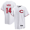 Cincinnati Reds #14 Pete Rose Player White CONTON Home Game Stitched Jerseys