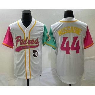 San Diego Padres #44 Joe Musgrove White CONTON NEW 2023 City Connect Cool Base Stitched Jersey