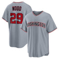 Washington Nationals #29 James Wood Gray CONTON Road Replica Jersey