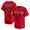 Cleveland Guardians #27 Austin Hedges Player Red CONTON Limited Home Stitched Jerseys