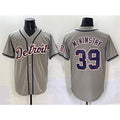 Detroit Tigers #39 Zach McKinstry Gray CONTON Cool Base Stitched Jersey