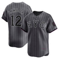 New York Mets #12 Francisco Lindor Gray CONTON City Connect Limited Player Jersey