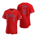 Los Angeles Angels #3 Waylor Ward CONTON Red Flex Base Stitched Jersey