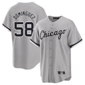 Chicago White Sox #58 Seranthony Dominguez Player Gray CONTON Home Game Stitched Jerseys