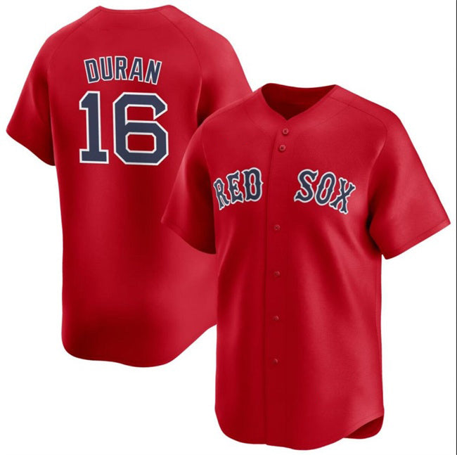 Boston Red Sox #16 Jarren Duran Red CONTON 2024 Alternate Limited Stitched Jersey
