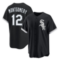 Chicago White Sox #12 Colson Montgomery Black CONTON Cool Base Stitched Jersey