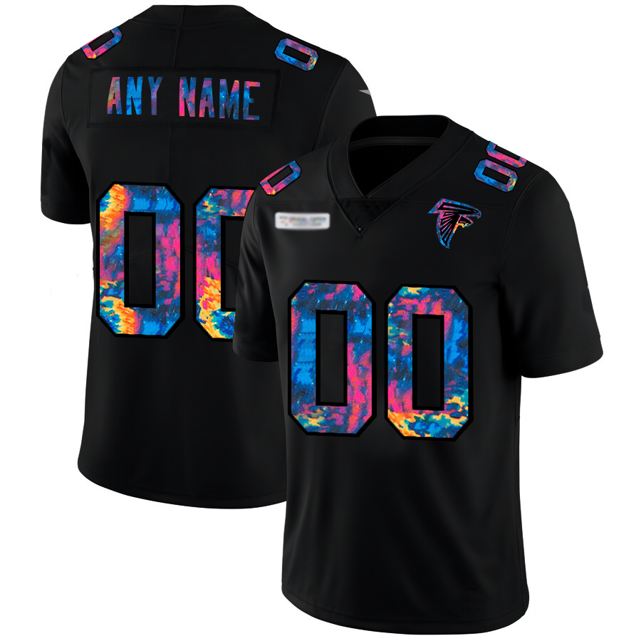 Custom A.Falcons Multi-Color Black CONTON 2020 Crucial Catch Vapor Untouchable Limited Jersey