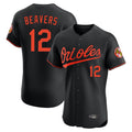 Baltimore Orioles #12 Dylan Beavers Player Black CONTON Limited Elite Home Game Stitched Jerseys