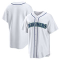 Seattle Mariners White CONTON Home Replica Team Jersey