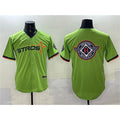 Houston Astros Team Big Logo Green CONTON 2025 City Connect Limited Stitched Jersey