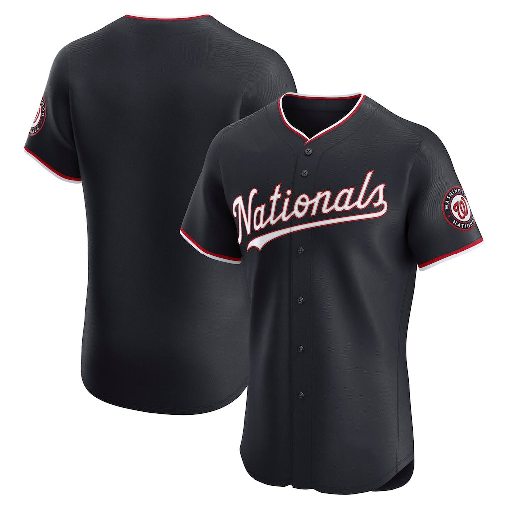 Washington Nationals Navy CONTON Alternate Elite Jersey