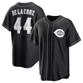 Cincinnati Reds #44 Elly De La Cruz Black CONTON Lights Out Limited Stitched Jersey