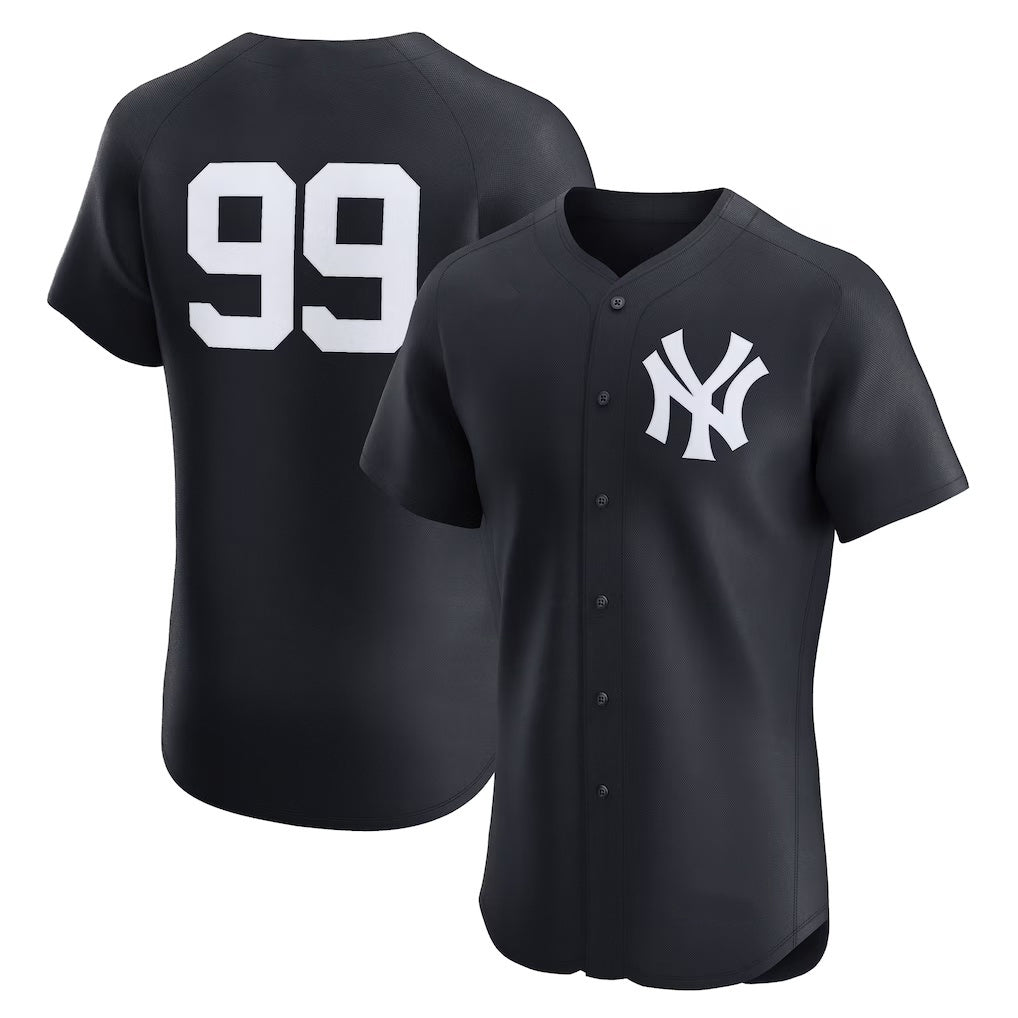 New York Yankees #99 Aaron Judge Navy CONTON Alternate 2 Elite Jersey