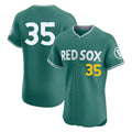 Boston Red Sox #35 Garrett Crochet Player Green CONTON City Connect Limited Elite Home Game Stitched Jerseys1