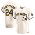 Milwaukee Brewers #24 William Contreras Cream CONTON Home Limited Player Jersey