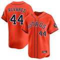 Houston Astros #44 Yordan Alvarez Player Orange CONTON Home Limited Stitched Jerseys