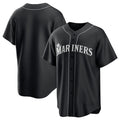 Seattle Mariners Blank Black CONTON Lights Out Limited Stitched Jersey