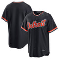 Detroit Tigers Blank Player Navy CONTON Home Game Stitched Jerseys