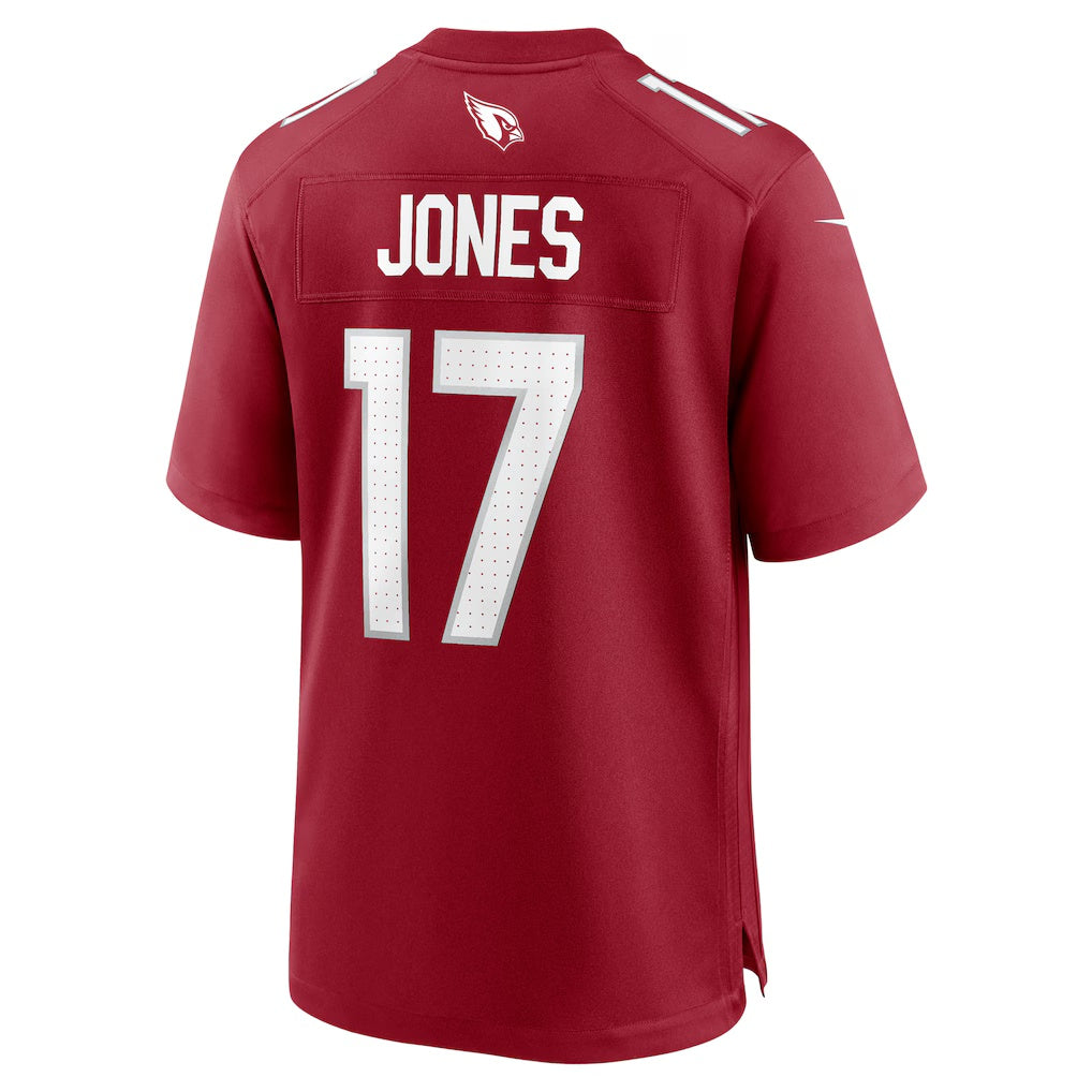 A.Cardinals #17 Zay Jones Cardinal CONTON Team Game Jersey
