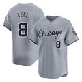 Chicago White Sox #8 Kyle Teel Player Gray CONTON Road Limited Home Stitched Jerseys