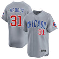 Chicago Cubs #31 Greg Maddux Player Gray CONTON Road Limited Home Stitched Jerseys