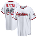 Custom Cleveland Guardians 2026 All-Star Edition Stars & Stripes White CONTON Stadium Pick-A-Player Jersey