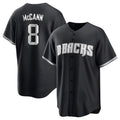 Arizona Diamondbacks #8 James McCann Player Black CONTON Game Home Stitched Jerseys