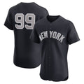 New York Yankees #99 Aaron Judge Navy CONTON Alternate 1 Elite Player Jersey
