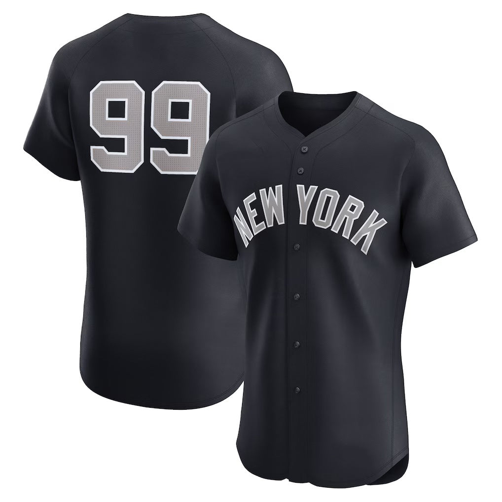 New York Yankees #99 Aaron Judge Navy CONTON Alternate 1 Elite Player Jersey