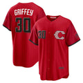 Cincinnati Reds #30 Ken Griffey Jr. Red CONTON 2026 City Connect Stadium Jersey