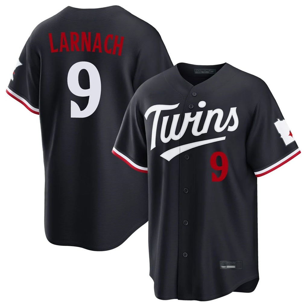 Minnesota Twins #9 Trevor Larnach Player Navy CONTONHome Game Stitched Jerseys
