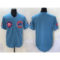 Chicago Cubs Blank Blue CONTON 2025 Tokyo Series 2nd Alternate Limited Stitched Jersey