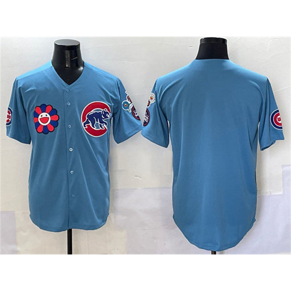 Chicago Cubs Blank Blue CONTON 2025 Tokyo Series 2nd Alternate Limited Stitched Jersey
