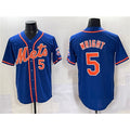 New York Mets #5 David Wright Blue CONTON Cool Base Stitched Jersey