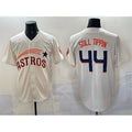 Houston Astros #44 Still Tippin Cream CONTON Throwback Cooperstown Collection Limited Stitched Jersey