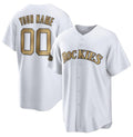Custom Colorado Rockies Active Player White CONTON 2022 All-Star Cool Base Stitched Jersey