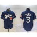 Houston Astros #3 Jeremy Pena Black CONTON Cactus Jack Vapor Premier Stitched Jersey