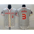 Houston Astros #3 Jeremy Pena Number White CONTON 2023 City Connect Flex Base Stitched Jersey 3