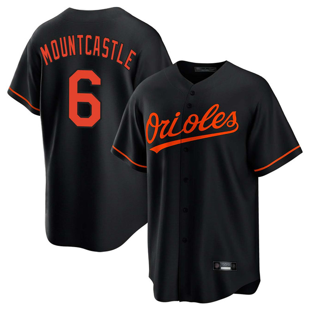 Baltimore Orioles #6 Ryan Mountcastle Player Black CONTON Home Game Stitched Jerseys
