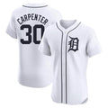Detroit Tigers #30 Kerry Carpenter Player White CONTON Limited Elite Home Stitched Jerseys