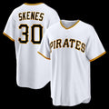 Pittsburgh Pirates #30 Paul Skenes White CONTON Home Replica Jersey