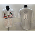 St. Louis Cardinals #0 Masyn Winn White CONTON Cool Base Stitched Jersey