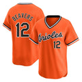 Baltimore Orioles #12 Dylan Beavers Player Orange CONTON T-shirt Limited Home Game Stitched Jerseys