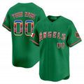 Custom Los Angeles Angels Mexico Vapor Premier Limited Jersey ¨C Green CONTON
