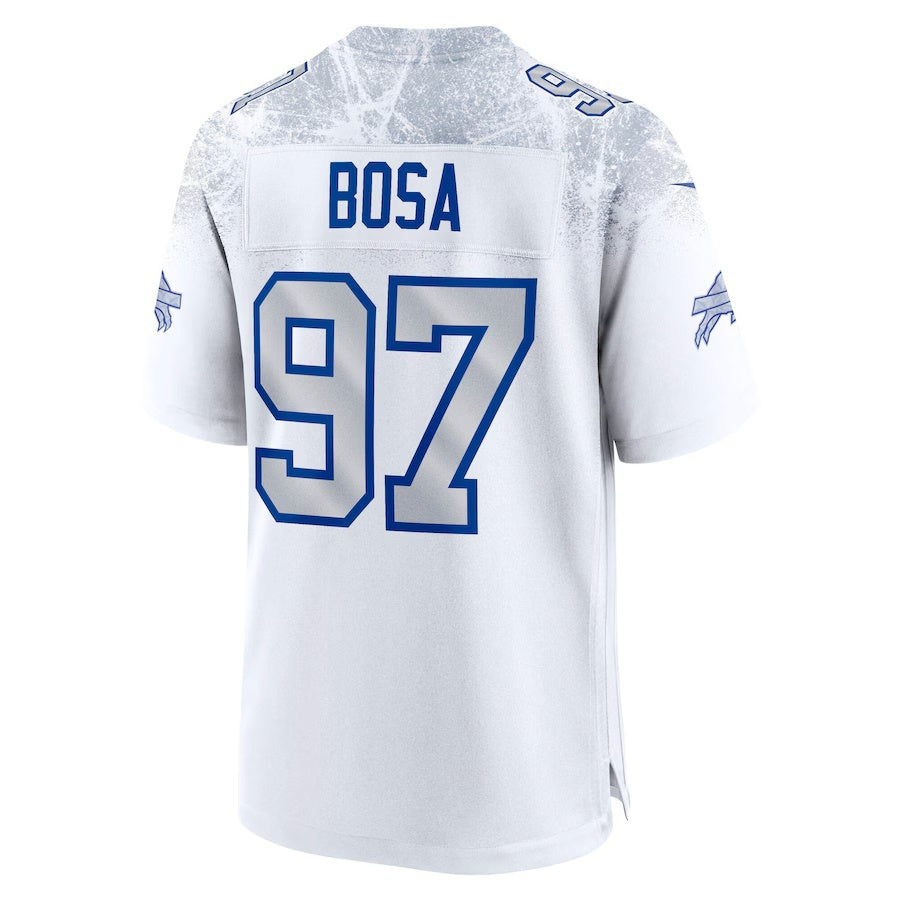 B.Bills #97 Joey Bosa 2025 Rivalries Collection Game Jersey - White CONTON