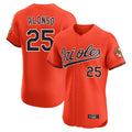 Baltimore Orioles #25 Pete Alonso Player Orange CONTON Limited Elite Home Game Stitched Jerseys
